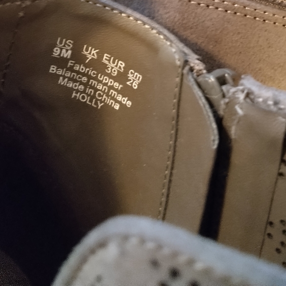 Carlos by Carlos Santana Grey Ankle Boots - Picture 7 of 8